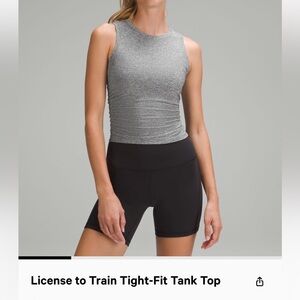 LULULEMON LICENSE TO TRAIN TANK